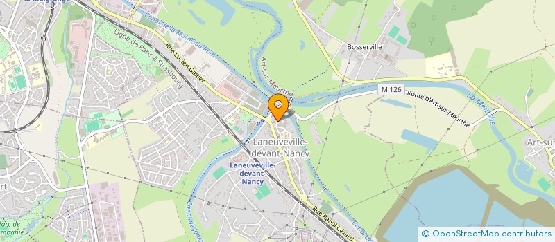 localisation de l'entreprise FERJAOUI  LANEUVEVILLE-DEVANT-NANCY
