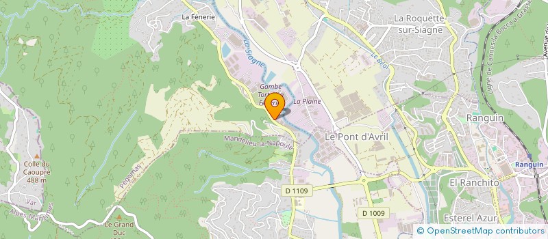 localisation de l'entreprise FERJILEO  PEGOMAS