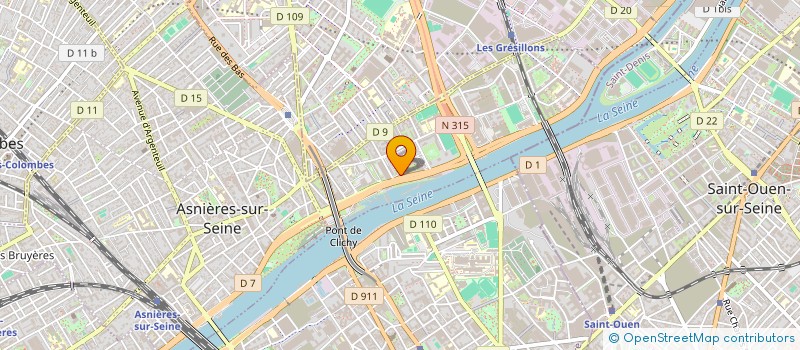localisation de l'entreprise FERLAM à ASNIERES-SUR-SEINE