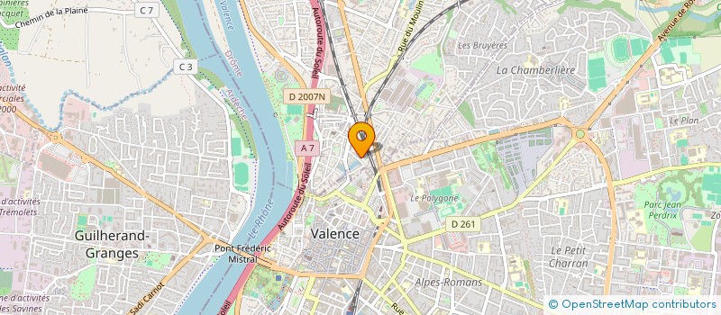 localisation de l'entreprise FERLAT FRAYSSE SDF  BOURG-LES-VALENCE