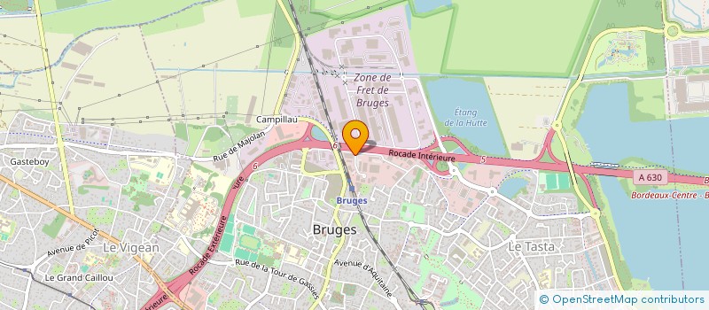 localisation de l'entreprise FERLIN PRO SANTE à BRUGES