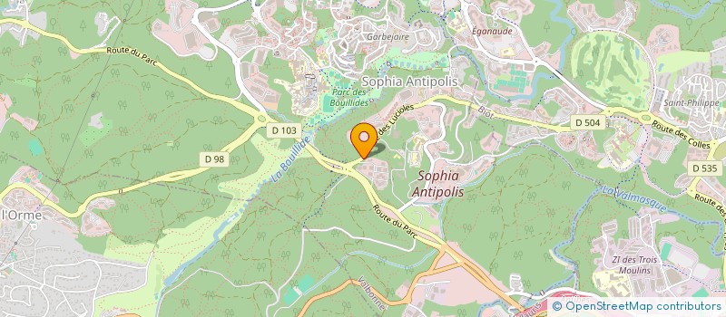 localisation de l'entreprise FERLITO & ASSOCIES à VALBONNE