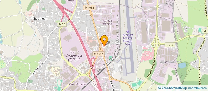 localisation de l'entreprise FERLOISIR  ANDREZIEUX-BOUTHEON