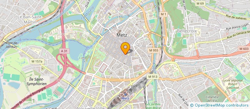 localisation de l'entreprise FERLUX  METZ