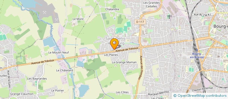 localisation de l'entreprise FERM'ANDISES à SAINT-DENIS-LES-BOURG