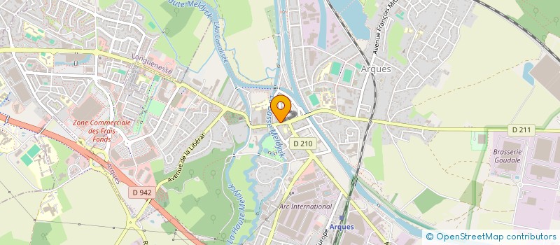 localisation de l'entreprise FERM'ECO à ARQUES