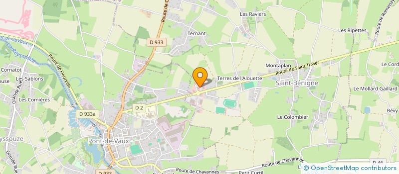 localisation de l'entreprise FERM'EMPLETTES à SAINT-BENIGNE