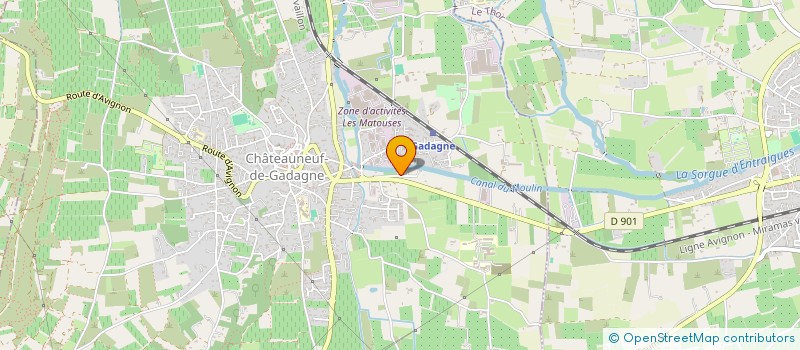 localisation de l'entreprise FERM INDUS à CHATEAUNEUF-DE-GADAGNE