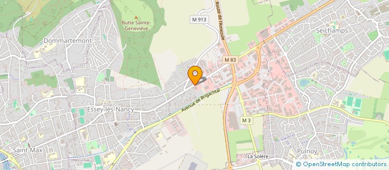 localisation de l'entreprise FERM'ISOLE à ESSEY-LES-NANCY