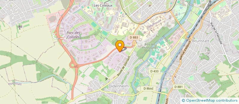 localisation de l'entreprise FERM'ITAL à BRUNSTATT-DIDENHEIM