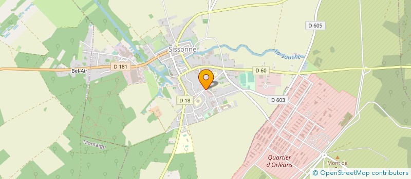 localisation de l'entreprise FERM'PRO à SISSONNE