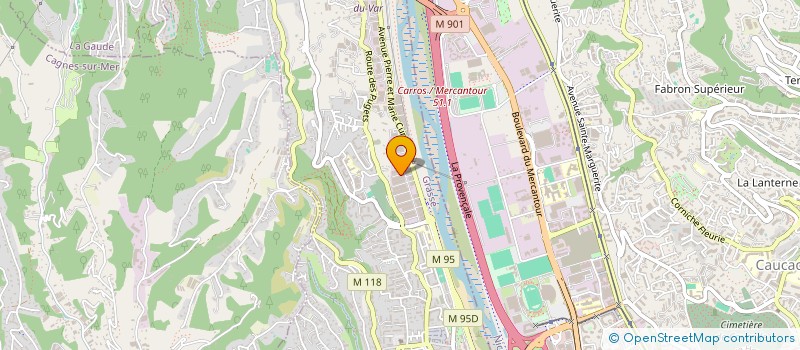 localisation de l'entreprise FERM'SERVICES  SAINT-LAURENT-DU-VAR