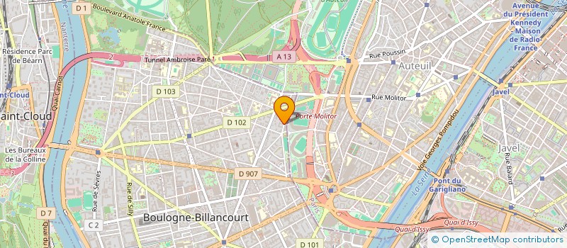 localisation de l'entreprise FERMA à BOULOGNE-BILLANCOURT