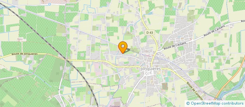 localisation de l'entreprise FERMA SUD à JONQUIERES