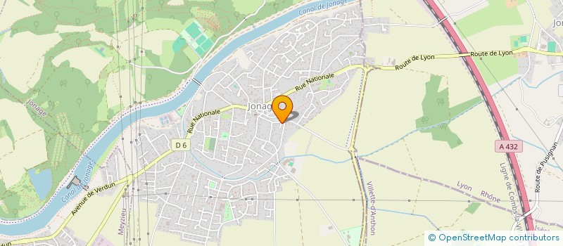 localisation de l'entreprise FERMA VIT  JONAGE