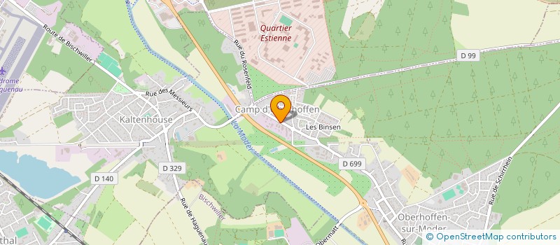 localisation de l'entreprise FERMALINE à OBERHOFFEN-SUR-MODER