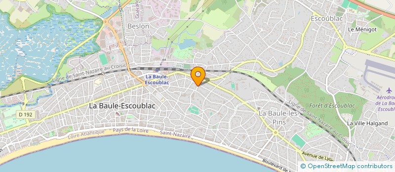 localisation de l'entreprise FERMANOIR  LA BAULE-ESCOUBLAC