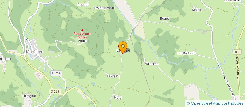 localisation de l'entreprise FERMAPACK à MANGLIEU