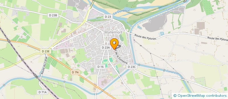 localisation de l'entreprise FERMAPRO  MALLEMORT