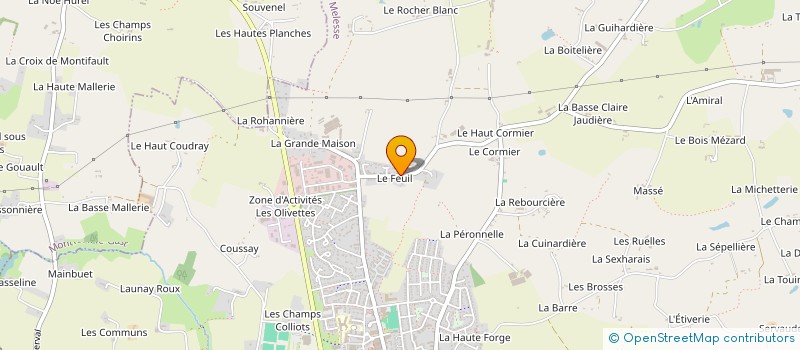 localisation de l'entreprise FERMARITON  MELESSE