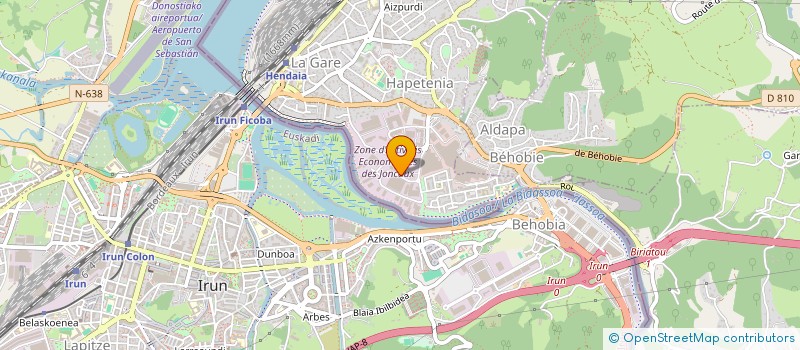 localisation de l'entreprise FERMATIK à HENDAYE