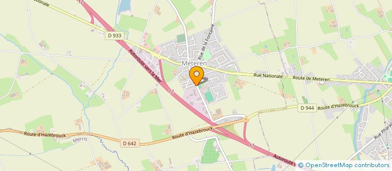 localisation de l'entreprise FERMAUT à METEREN
