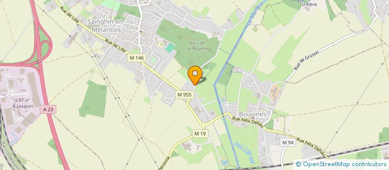 localisation de l'entreprise FERME 1802 à SAINGHIN-EN-MELANTOIS