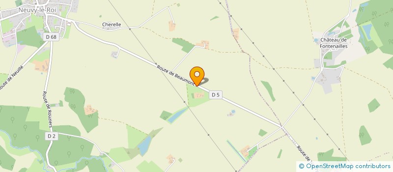 localisation de l'entreprise FERME  NEUVY-LE-ROI