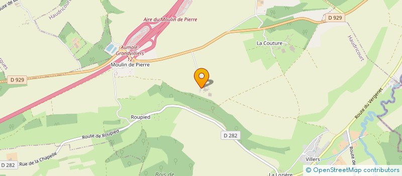 localisation de l'entreprise FERME ACCUEIL DE LA MARE DU BOIS  HAUDRICOURT