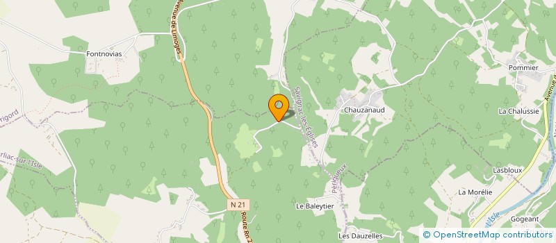 localisation de l'entreprise FERME ANDREVIAS EARL à SORGES-ET-LIGUEUX-EN-PERIGORD