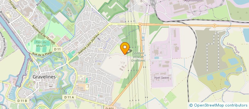 localisation de l'entreprise FERME ANIM EDUCATIVES RIVES AA à GRAVELINES