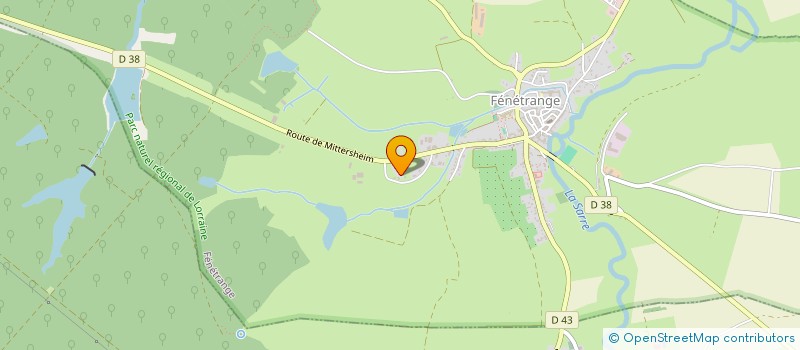 localisation de l'entreprise FERME APICOLE DE NEUHOF  FENETRANGE