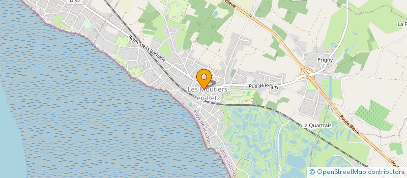 localisation de l'entreprise FERME AQUACOLE DE RHUYS à LES MOUTIERS-EN-RETZ