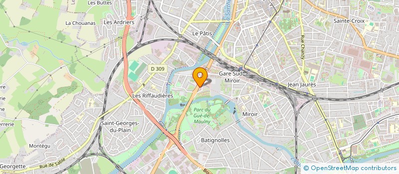 localisation de l'entreprise FERME AQUAPONIQUE DU NORD-SARTHE  PRUILLE-LE-CHETIF