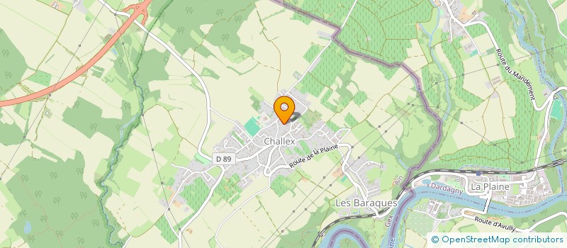 localisation de l'entreprise FERME AQUAPONIQUE DU PAYS DE GEX - FAPG à CHALLEX