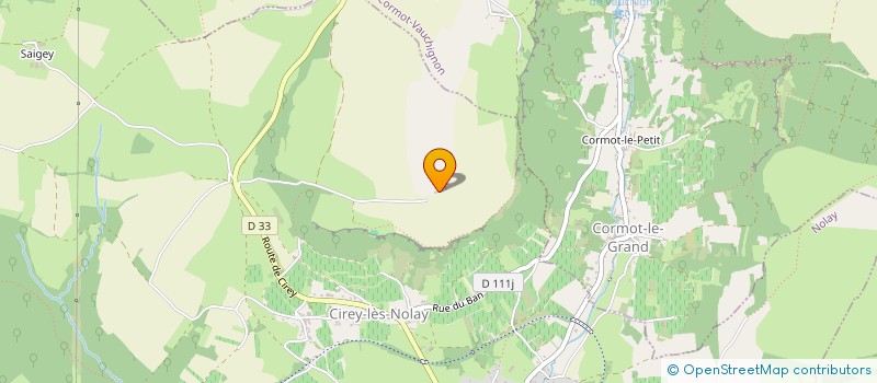 localisation de l'entreprise FERME AUBERGE DE LA CHAUME DES BUIS à NOLAY