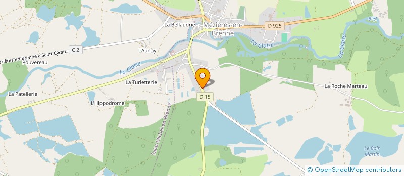 localisation de l'entreprise FERME AUBERGE DE PLUME CANE à MEZIERES-EN-BRENNE