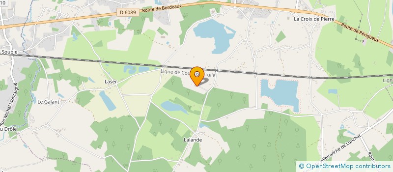 localisation de l'entreprise FERME AUBERGE LES BRIGNAUDS  MENESPLET