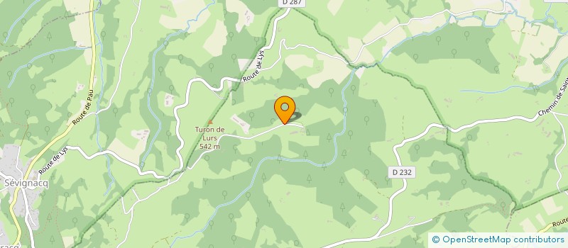 localisation de l'entreprise FERME AUGAREILS  SAINTE-COLOME