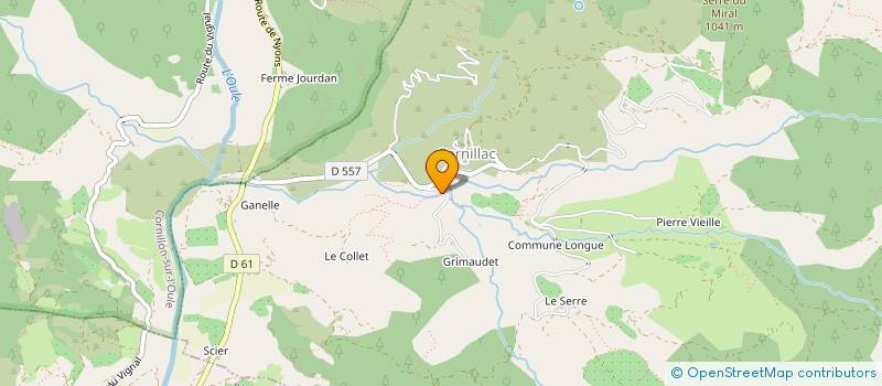 localisation de l'entreprise FERME AUX COQUELICOTS  CORNILLAC