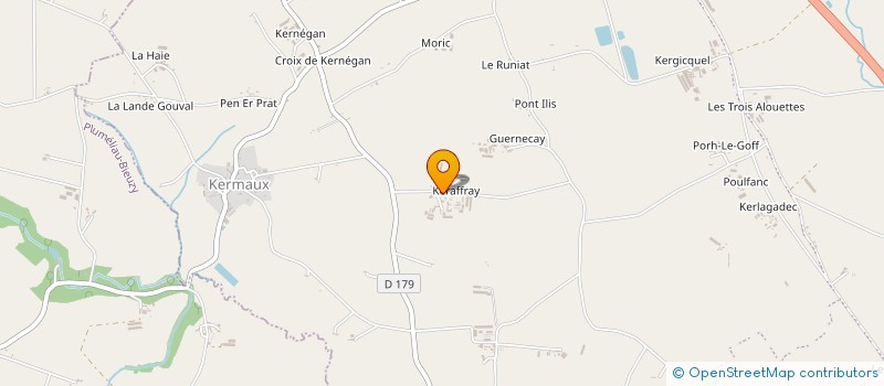localisation de l'entreprise FERME AVICOLE DE KERAFFRAY à EVELLYS
