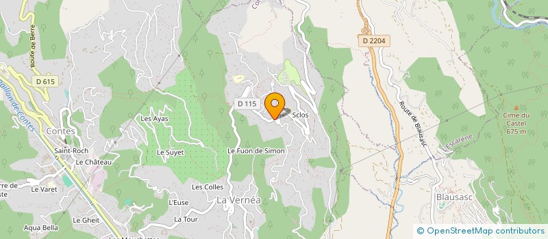 localisation de l'entreprise FERME AVICOLE DE RIOLA  CONTES