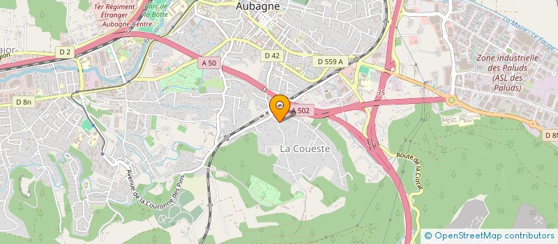 localisation de l'entreprise FERME AVICOLE DES ESPILLIERES à AUBAGNE