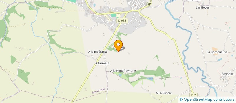 localisation de l'entreprise FERME BIO EMELYNE  SAINT-CLAR