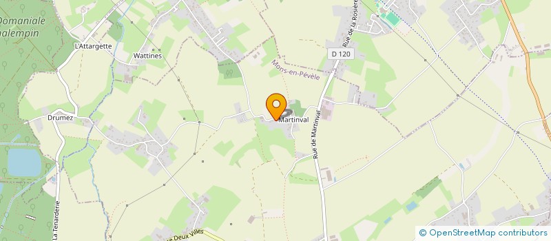 localisation de l'entreprise FERME BIOPEVELE  MONS-EN-PEVELE