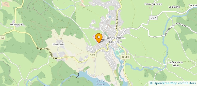 localisation de l'entreprise FERME BRASSERIE DE LA SEMENE  MARLHES