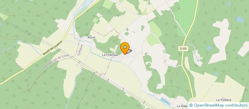 localisation de l'entreprise FERME BRASSERIE HULA HOP  GENNES-VAL-DE-LOIRE