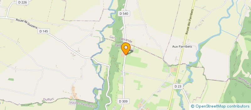 localisation de l'entreprise FERME CASTELLS  GUIZERIX