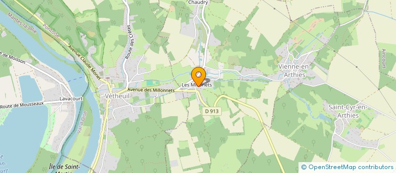 localisation de l'entreprise FERME CHAMP LIBRE  VIENNE-EN-ARTHIES