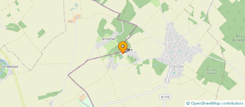 localisation de l'entreprise FERME CIRCULAIRE  GRESSEY